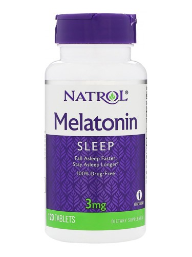 Natrol Melatonin 3 mg, 120 таблеток