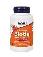 NOW Biotin 10000 mcg, 120 vcaps