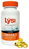 Lysi Omega-3 + Vitamin D, 60 caps