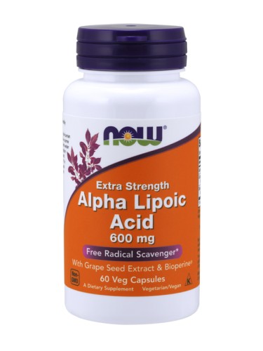 NOW Alpha Lipoic Acid, 100 mg, 60 vcaps
