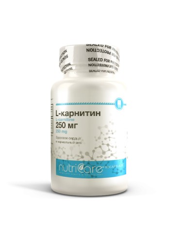 NutriCare L-carnitine 250 mg, 60 caps