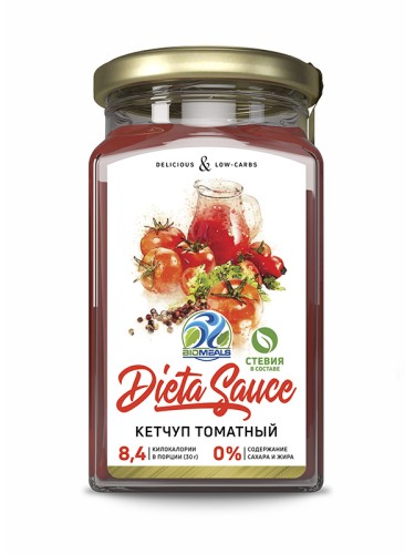 Biomeals DIETA SAUSE 310 г, кетчуп томатный