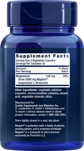 Life Neuro-Mag® Magnesium L-Threonate 90 растительных капсул фото 2