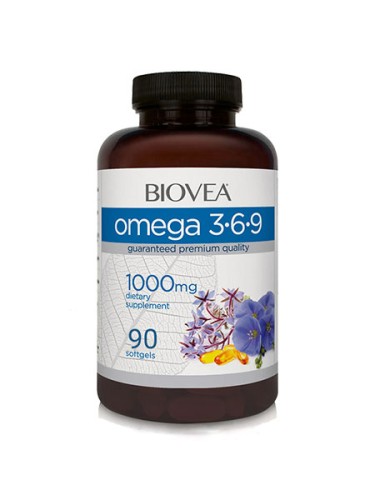 Biovea Omega 3-6-9, 90 softgels
