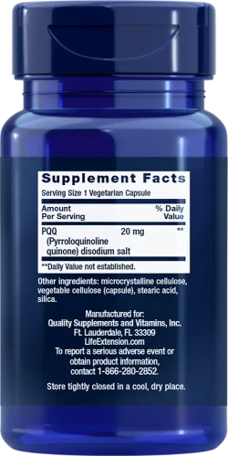 Life PQQ 20mg 30 растительных капсул фото 2