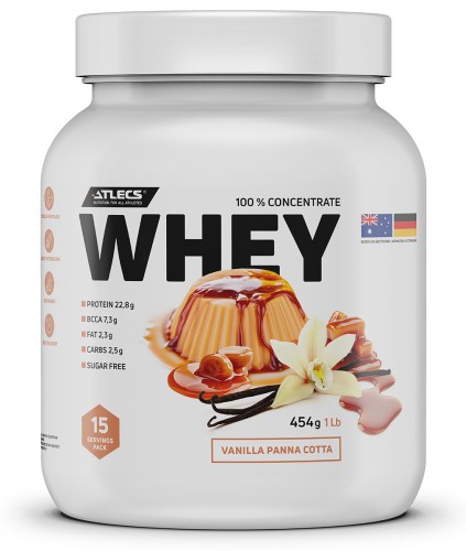 Atlecs Whey Protein / Сывороточный протеин 454 гр