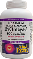 NF RxOmega-3 Maximum Triple Strength / Омега- 3 900 мг 150 софтгелей