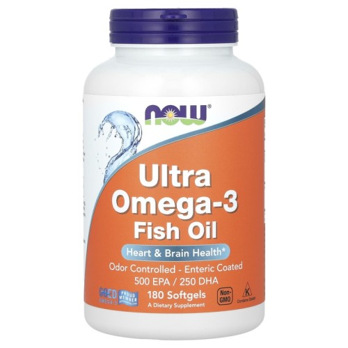 NOW ULTRA Omega-3 180 софтгелей