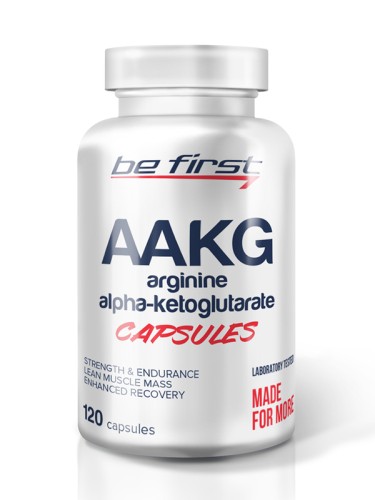 Be First AAKG Capsules, 120 caps