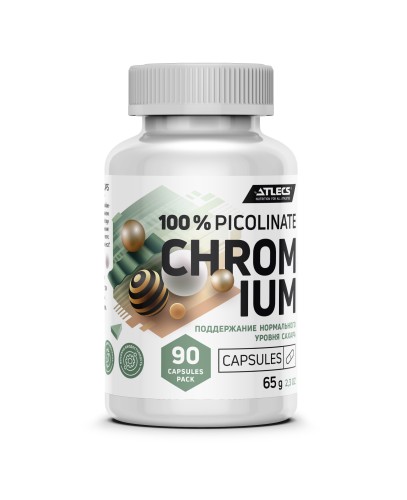 Atlecs Chromium Picolinate / Хрома пиколинат 90 капсул