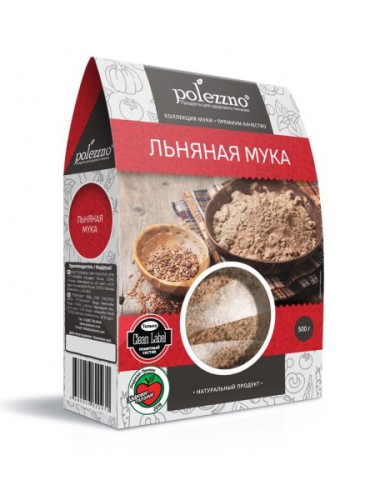 PoleZZno Мука льняная, 500 гр.