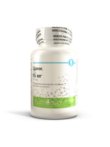 NutriCare Zinс 15 mg, 60 tablets