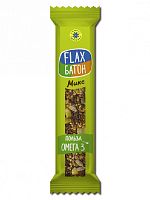 Батончик льняной с фруктами Flax, 30 гр Вкус: Микс (срок годности до 21.06.18)