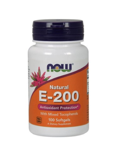 NOW Natural Vit.E, 200 mg, 100 caps