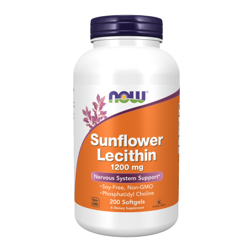 NOW SUNFLOWER LECITHIN 1200mg 200 софтгелей