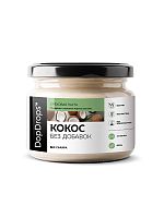 DopDrops Кокосовая паста без добавок, 250 гр, стекло NEW