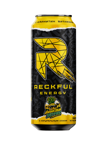 RECKFUL Energy Drink / Напиток тонизирующий 450 мл