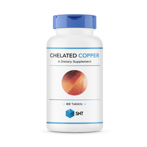 SNT Chelated Copper / Медь хелат 2,5 мг 60 таблеток
