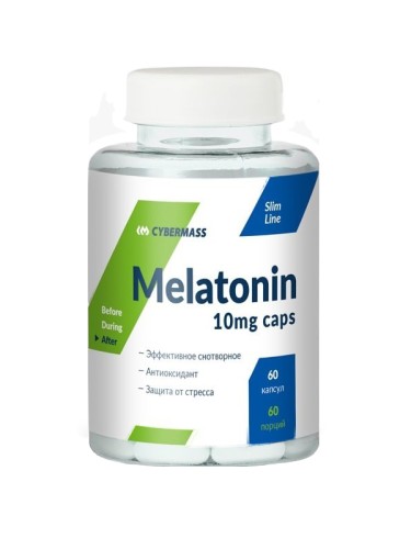 Cybermass Melatonin 10 mg, 60 капсул