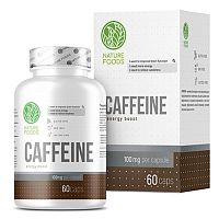 										Nature Foods Caffeine 100 мг 60 капсул									