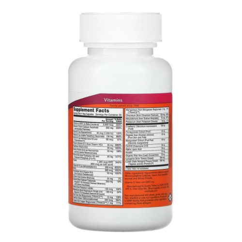 NOW EVE WOMAN'S MULTI 120 растительных капсул фото 2