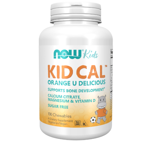 NOW KID-CAL CHEWABLE CALCIUM 100 жвательных таблеток