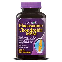 Natrol Glucosamine Chondroitin MSM, 90 tabs