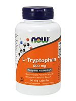 NOW L-Tryptophan 500 mg, 60 vcaps