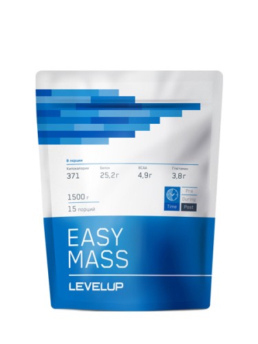 LevelUp Easy Mass, 1500 g, распродажа