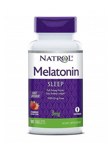 Natrol Melatonin Fast Dissolve 3 mg, 90 tablets