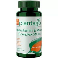 Plantago Multivitamin & Mineral Complex, 60 caps