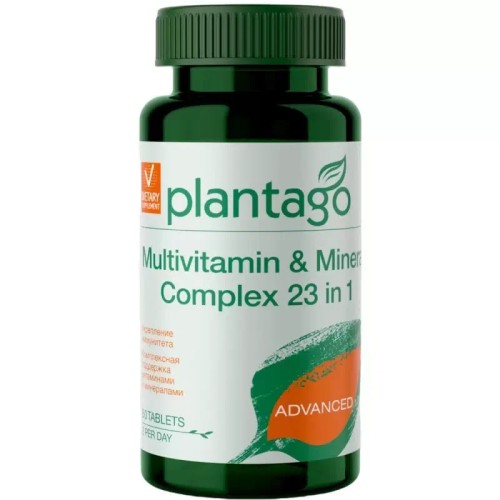 Plantago Multivitamin & Mineral Complex 60 таблеток