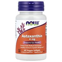 NOW ASTAXANTHIN 4 MG 60 растительных капсул