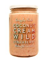 Grizzly Кокосовая паста клубнично-медовая Wild Strawberry, 360 гр