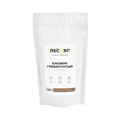 ЛЕСОВО Ежовик Гребенчатый Мицелий 200 гр