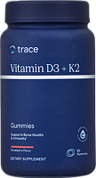 										Trace Vitamin D3+K2 Gummies 60 мармеладок									