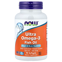 NOW ULTRA Omega-3 / Омега-3 90 софтгелей