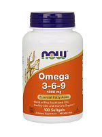 NOW Omega 3-6-9, 100 softgels