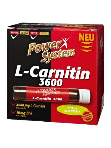 L-Carnitin Fire 3600 mg, 25 ml