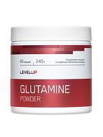 LevelUp Glutamine Powder Flavoured, 240 гр., Распродажа