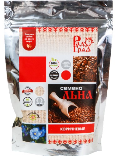 Радоград  Семена льна коричневого, 200 гр 