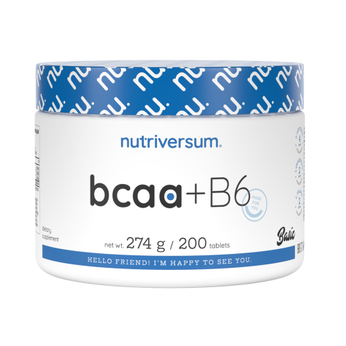 Nutriversum BCAA + B6 / Бцаа, витамин B6 200 таблеток