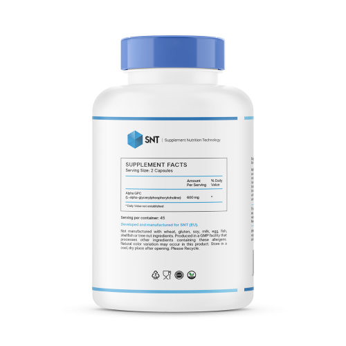 SNT Alpha GPC 300 мг 90 капсул Витамин B4 (холин) фото 2