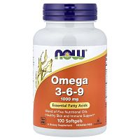 										NOW OMEGA 3-6-9 / Омега 3-6-9 1000 мг 100 софтгелей									