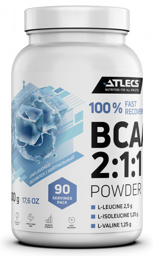 Atlecs BCAA 2.1.1, 500 g.