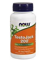NOW TestoJack 200, 60 капсул