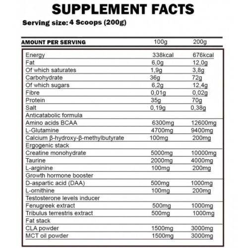 KL Gold Lean Mass 6 кг фото 2