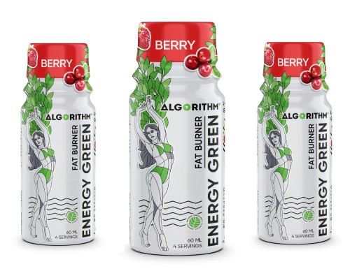 Производство Algorithm Energy Green, 60 ml, berry
