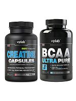 VP BCAA Ultra Pure, 120 caps/Creatine 90 caps