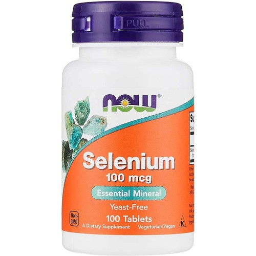 NOW Selenium 100 мкг 100 таблеток